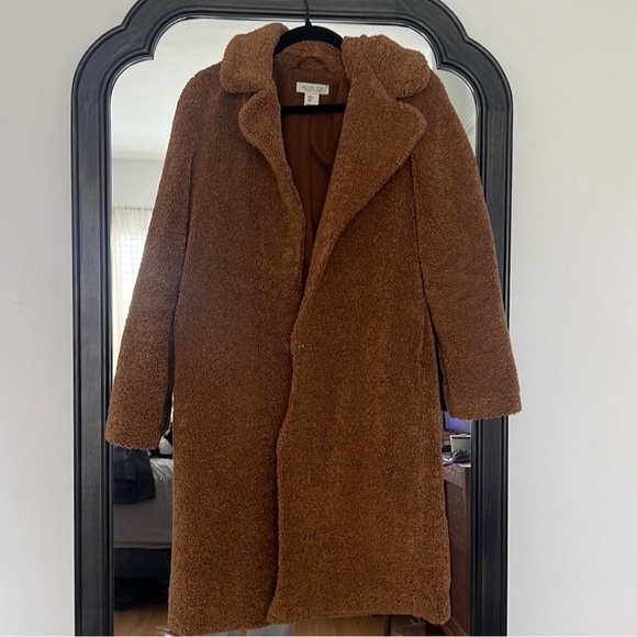 Rachel Zoe Brown Teddy Coat - Picture 3 of 5